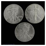 2002 (W) American Silver Eagle $1 Bullion (BU), 3