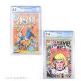 CGC Marvel Age #44, Kamandi ##59, Key Issues (2)