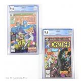 Dazzler #5 & 6, CGC Graded, Key, MARVEL (2)