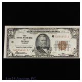 1929 USA $50 Federal Reserve Bank Note - Brown