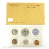 1960 (P) USA 5-Coin Silver Proof Set SMALL DT VAR