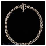 Sterling Silver Heavy Choker Necklace, 5.6ozt.