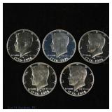 1976-S USA Clad Proof Kennedy 50c (CAMEO PROOF), 5