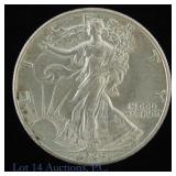 1945 USA Silver Walking Liberty 50c (GEM BU)