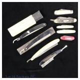 Straight Razors & Pocket Knives (4+5)