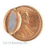 1990 (P) USA Lincoln Broad-Struck Error Cent-CH BU