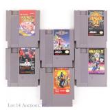 Nintendo NES Fighting Game Cartridges (6)
