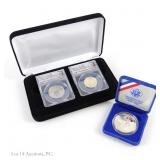 USA 90%-Silver & Clad Comm Coins (3)