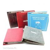 Baseballs Cards - Five Binders From 1990