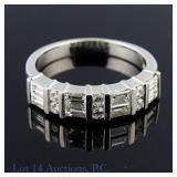 14K White Gold & Diamond Ring