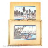 Hiroshige "Fifty Three Stations" Prints (2)