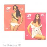 XXX Jet Magazine Calendars 1971 & 1972 (2)