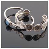 Anna Beck Sterling Silver Cuffs, Approx 1.3ozt.