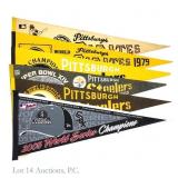 Pirates, Steelers, White Sox Pennants  (6)