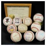 Signed And Souvenir Baseballs (10)