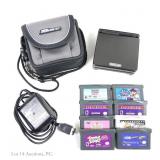 Nintendo Game Boy Advance SP & Games (8) T&W