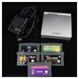Nintendo Game Boy Advance SP & Games (8) T&W
