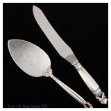 Georg Jensen Strlng Silver 1915 Acorn Serveware, 2