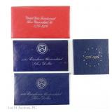 1971s - 1976s U.S. Mint 40%-Silver Coin Sets (4)