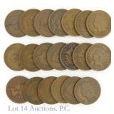 1881 - 1908 USA Indian Head Cents (20)