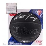 Walt Frazier Signed NBA 75th Basketball, Beckett