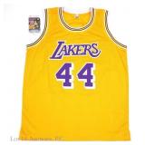 Jerry West Signed Lakers Style Jersey,  JSA