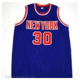 Bernard King Signed New York Style Jersey Schwartz