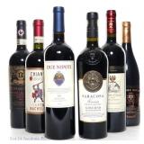 Italian Red Wine Variety Lot (6)