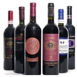 Italian Red Wine Variety Lot (6)