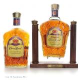 1970s Crown Royal Handle Jug & Cradle (2x1.75L)