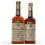 1973 & 1977 Canadian Club 6 Yr Canadian Whisky (2)