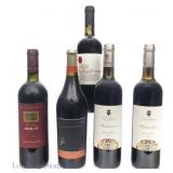 Italian Red Wine Variety Lot (5)