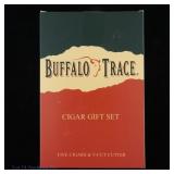 Buffalo Trace Gift Set - 5 Cigars & V-Cut Cutter