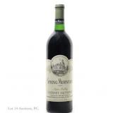 1983 Spring Mountain Cabernet Sauvignon Napa