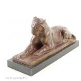 Antique Bronze Princeton Tiger - AP Proctor