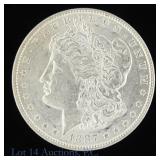 1887 (P) USA Silver Morgan Dollar (BU*)