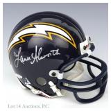Lance Alworth Signed Chargers Mini Helmet COA