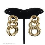 14k Y. Gold Dangle Earrings, Italy