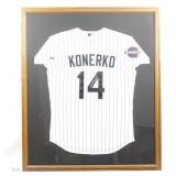 Paul Konerko Signed 2005 WS Jersey (Schwartz)