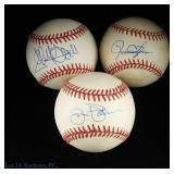 Palmer Fingers McDowell Signed Baseballs