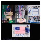 Cubs Arrieta, Contreras, Wood, Lee Auto Cards, 4