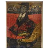 Theo Tobiasse Colored Lithograph