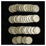 USA 35%-Silver Jefferson WW2 Nickels (40)