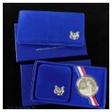 1986-S USA Silver Prf Liberty Comm. 2-Coin Sets, 2