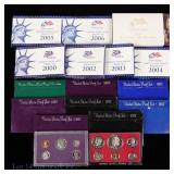 1971s - 2007s U.S. Mint Clad Proof Sets (15)