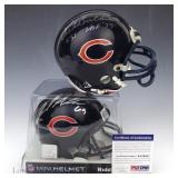Allen (PSA) & Butkus Signed Signed Mini Helmets