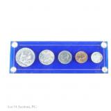 1956 (P) USA Silver Proof 5-Coin Set