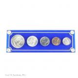 1957 (P) USA 5-Coin Silver Proof Set