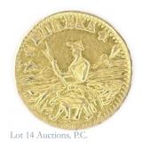 1853 California Round Eureka Gold 1/4 Token