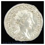 (239 AD) Roman Gordian III Silver Anton (XF)